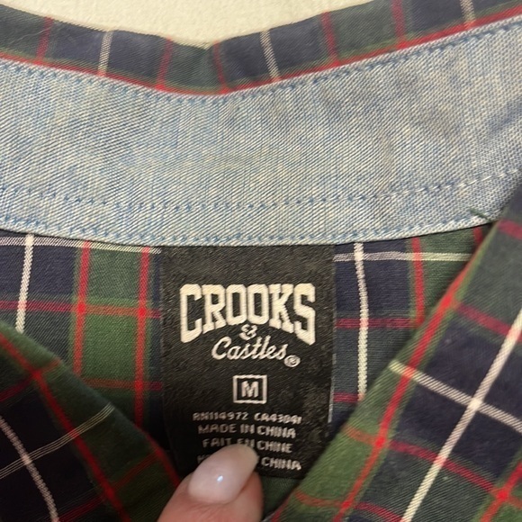 Crooks castle button down size M - Picture 3 of 4